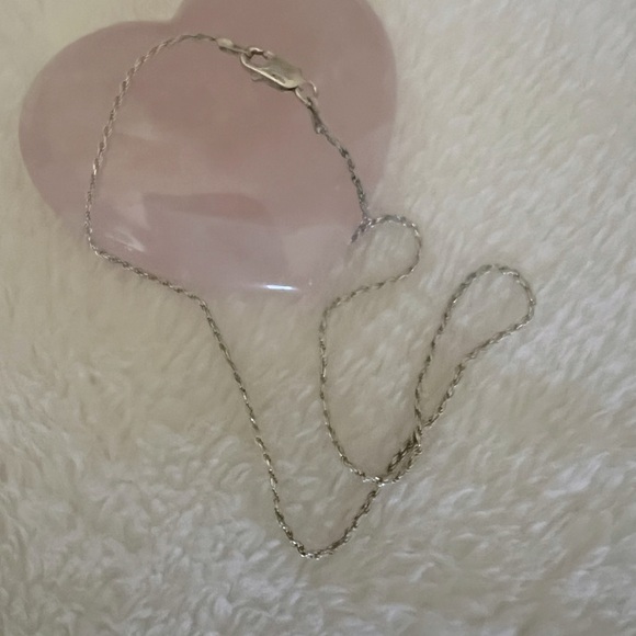 Sterling .925 Ankle Rope Chain Bracelet - Picture 1 of 6